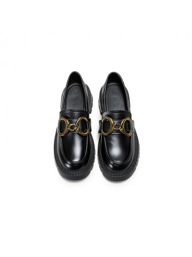 [人氣日系小皮鞋]  No.39 - JK PLATFORM LOAFERS 39EX-Dim